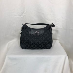 Coach Vintage Mini Signature Shoulder Bag in Black